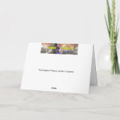 Buckingham Palace London Feestdagen Kaart (Achterkant)