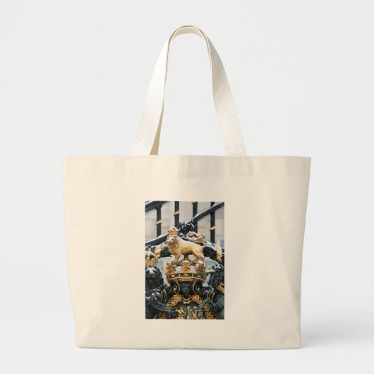 Buckingham Palace London Grote Tote Bag (Voorkant)