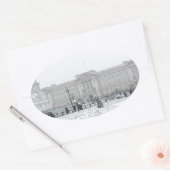Buckingham Palace London Ovale Sticker (Envelop)