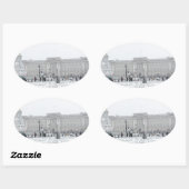 Buckingham Palace London Ovale Sticker (Vel)