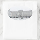Buckingham Palace London Ovale Sticker (Tas)