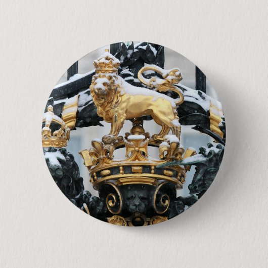 Buckingham Palace London Ronde Button 5,7 Cm (Voorkant)