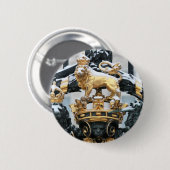 Buckingham Palace London Ronde Button 5,7 Cm (Voorkant /achterkant)