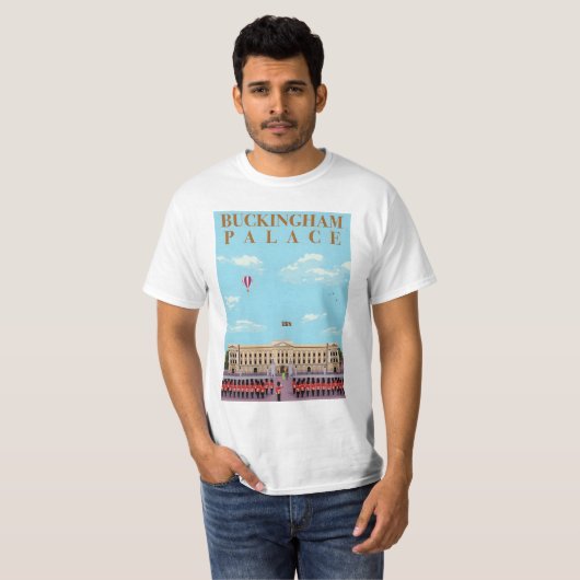 "Buckingham Palace Prin" T-shirt (Voorkant volledig)