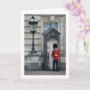 Buckingham Palace Queen's Guard in Sentry Box Kaart