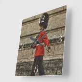 Buckingham Palace Queen's Guard Vierkante Klok (Hoek)