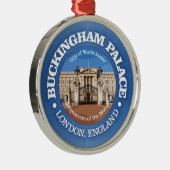 Buckingham Palace (rood) Metalen Ornament (Rechts)