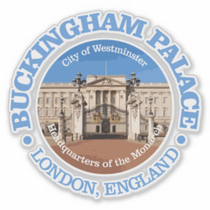 Buckingham Palace (rood) Sticker