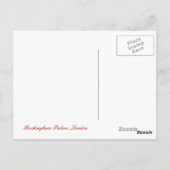 Buckingham Palace Royal Guard Briefkaart (Achterkant)