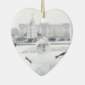 Buckingham Palace snewman Londen Keramisch Ornament (Rechts)