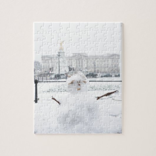 Buckingham Palace snewman Londen Legpuzzel (Verticaal)