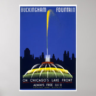 Buckinghamfontein - Chicago Reisposter Poster