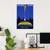 Buckinghamfontein - Chicago Reisposter Poster (Thuiskantoor)