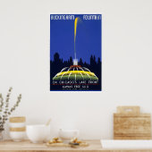 Buckinghamfontein - Chicago Reisposter Poster (Keuken)
