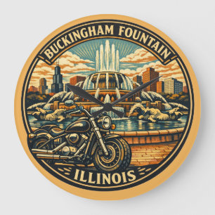 Buckinghamfontein Illinois-eeuwfeestbetuiging Grote Klok