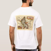 Buckinghamshire County England Oude antiquarische T-shirt (Achterkant)
