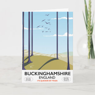 Buckinghamshire England Feestdagen Kaart