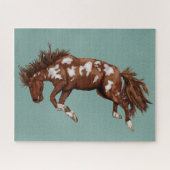 Buckingpaard Legpuzzel (Horizontaal)