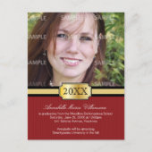 Buckle Band Afstuderen aankondiging Briefkaart (Voorkant)