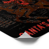 Buckle Up Snowflake Santa Cowboy Western Holiday C Poster (Hoek)