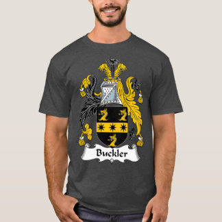 Buckler Coat of Arms Family Crest  T-shirt
