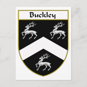 Buckley Coat of Arms/Family Crest Briefkaart
