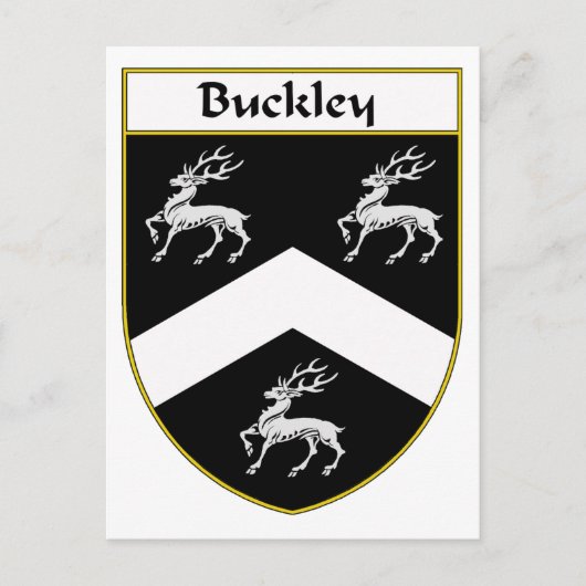 Buckley Coat of Arms / Family Crest Briefkaart (Voorkant)