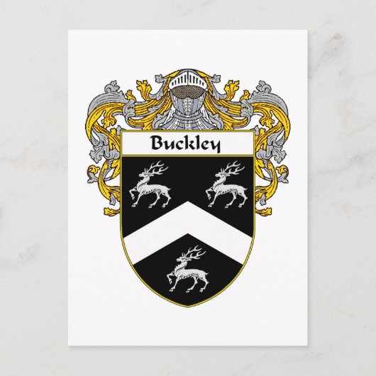 Buckley Coat of Arms (gemanteld) Briefkaart (Voorkant)