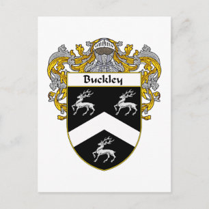 Buckley Coat of Arms (Mantled) Briefkaart