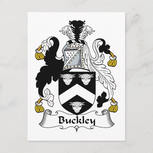 Buckley Family Crest Briefkaart (Voorkant)