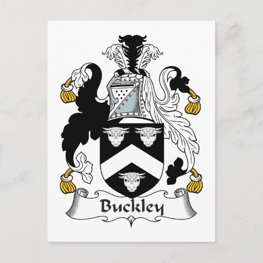 Buckley Family Crest Briefkaart (Voorkant)