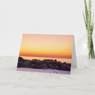 Buckroe Beach Sunrise Wenskaart Kaart