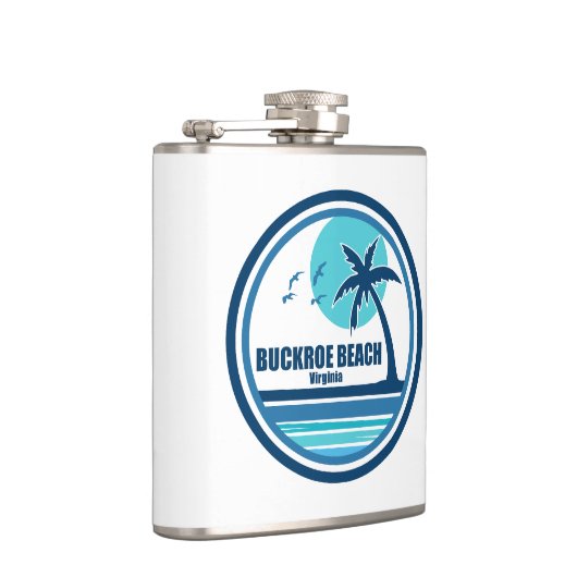 Buckroe Beach Virginia palmbomen Heupfles (Rechts)