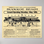  Buckroe Beach Virginia Print (Voorkant)