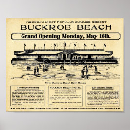  Buckroe Beach Virginia Print