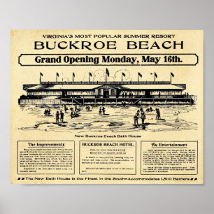  Buckroe Beach Virginia Print