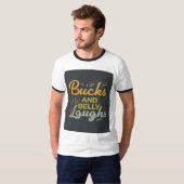Bucks and Belly lacht T-shirt (Voorkant volledig)