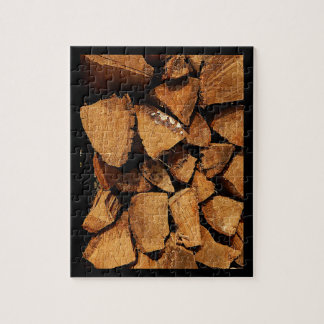 Bucks County Fireplace Wood Jigzaag Puzzle Legpuzzel