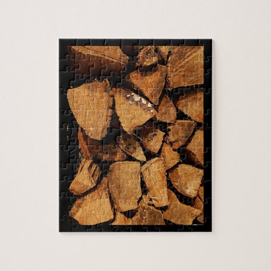 Bucks County Fireplace Wood Jigzaag Puzzle Legpuzzel (Verticaal)