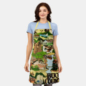 Bucks County kaart schort (Gedragen)