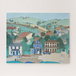 Bucks County PA Primitive Jigsaw Puzzle Legpuzzel