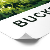 Bucks County Pennsylvania Reisprint Poster (Hoek)