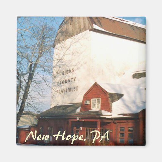 Bucks County Playhouse Magneet (Voorkant)