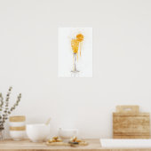 Bucks Fizz Cocktail Poster (Keuken)