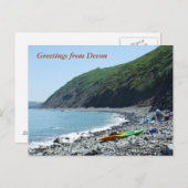 Bucks Mills Beach, Devon Briefkaart (Voorkant / Achterkant)