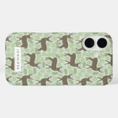 Bucks op Spring Green Leaves Case-Mate iPhone Case (Achterkant (horizontaal))