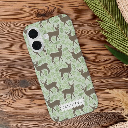Bucks op Spring Green Leaves Case-Mate iPhone Case