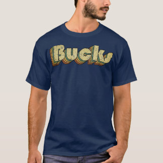 Bucks Rainbow Typography Style 70s T-shirt