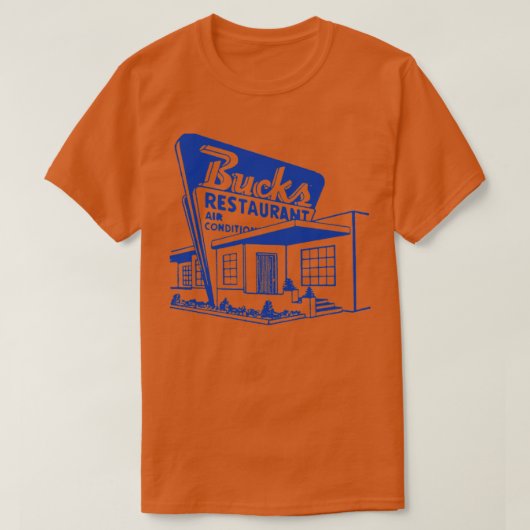 Bucks Restaurant T-shirt (Design voorkant)