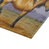 Bucksin Wild Horse Mustang Stallion Snijplank (Hoek)